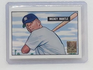 Mickey Mantle 1996 Topps reimpresiones conmemorativas #1 - Yankees de Nueva York - Imagen 1 de 2