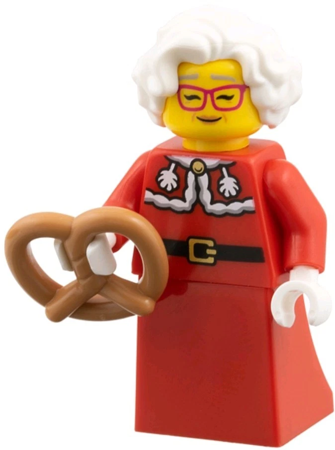 LEGO City Mrs Claus Minifigura con Forro de Piel Vestido Rojo Nuevo En Bolsa 60475 Foto 1 de 1