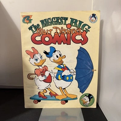 Walt Disney The Biggest Big Comics Gladstone novela gráfica en estado bastante bueno+ rara difícil de encontrar 1998 Foto 1 de 4