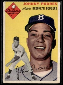 L47,631 - 1954 Topps #166 Johnny Podres - Picture 1 of 2