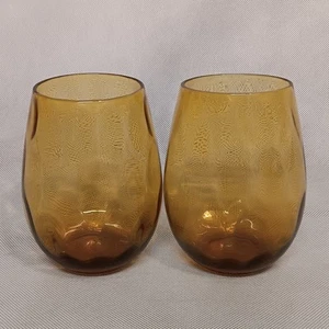Vasos de brandy de vino sin tallo óptico ámbar Empoli 2 4,75" - Imagen 1 de 4