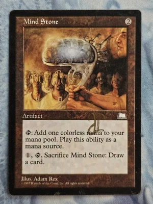 Mind Stone - Weatherlight - Magic the Gathering - Signed - Adam Rex - Image 1 of 2