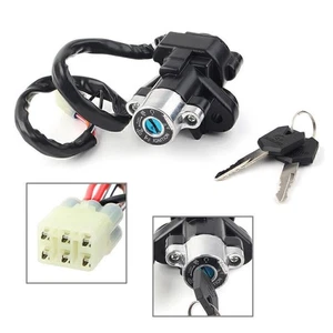 For Suzuki GSX650 GSXR750 Ignition Switch Fuel Gas Cap Cover Seat Lock Key Set - Picture 1 of 9