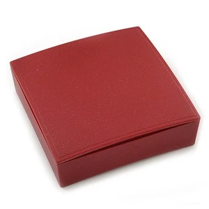 Ohrringe/ Brosche/ Anhänger/ Set Schmuckkästchen Glitzer rot - Bild 1 von 6
