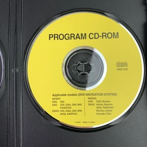 CD-ROM del programa de actualización de navegación Nissan Infinity (ver más abajo para aplicaciones) - Imagen 1 de 4