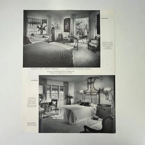 Imagen Master & Guest Room Of Mr J Shelley Thedford Los Angeles CA 1962 SV33-7 - Imagen 1 de 2