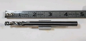 #2 / .221" Dia. 1" LOC 135° Point Carbide Coolant Thru Drill 4-1/4" OAL New Arch - Picture 1 of 5