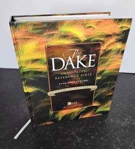 KJV - DAKE Annotated Reference Bible, LARGE Print, 1999 Dake Hardback - Imagen 1 de 12