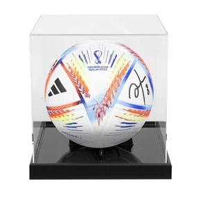 Hristo Stoichkov Signed Football: World Cup - In Acrylic Display Case - Picture 1 of 5