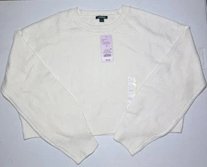 NEW Wild Fable Women's Cropped Lightweight Crewneck Pullover Sweater Size Small - Picture 1 of 8