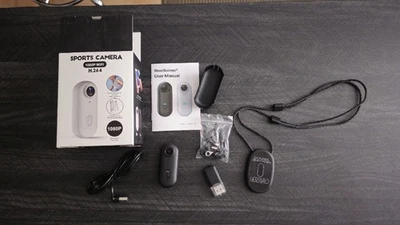 Mini 4K Action Camera Thumb‑Size Body Cam Helmet Bike Moto Sport Waterproof - Image 1 of 4