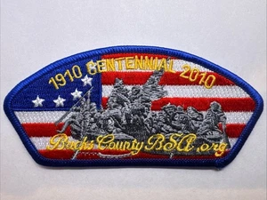 BSA CSP Bucks County Council 1910-2010 Centennial Blue Border S98 - Bild 1 von 1