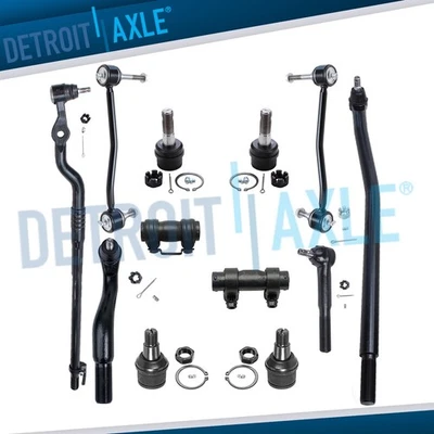 4WD Front Sway Bars Ball Joints Suspension Kit for 2000-2004 Ford F-250 F-350 SD - Image 1 of 4