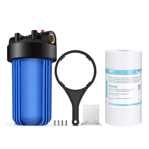 10" x4.5" Big Blue Whole House Water Filter Housing System w/ Sediment Filter - Picture 1 of 13