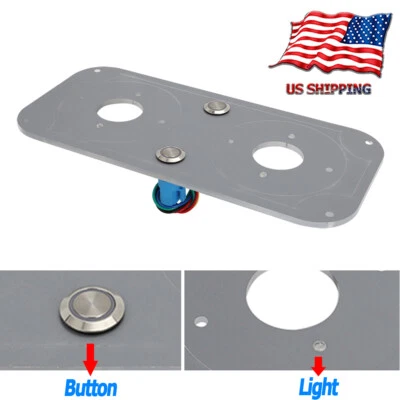 For Peterbilt 359 379 389 Truck Dome Light Interior Light Dual Watermelon Plate - Image 1 of 4