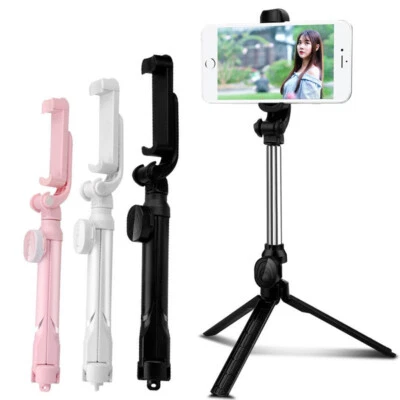 Universal Selfie Stick Tripod iPhone Samsung Holder wireless Bluetooth Remote AU - image 1 of 4