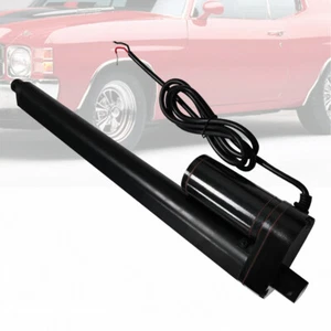 Heavy Duty Linear Actuator 12" inch Stroke 225 Lb Pound Max Lift 12V Volt Black - Picture 1 of 5