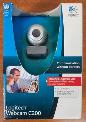 Logitech Webcam C200 And Manual/Software Never Used - Image 1 of 4