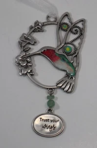 Y1 Trust your wings HUMMINGBIRD TRUST YOUR WINGS ORNAMENT Ganz - Picture 1 of 5