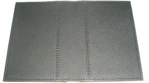 PERSONALAUSWEIS KFZ MAPPE AUSWEIS FAHRZEUGSCHEIN REISEPASS ECHT LEDER 271 SCHWAR - Bild 1 von 2