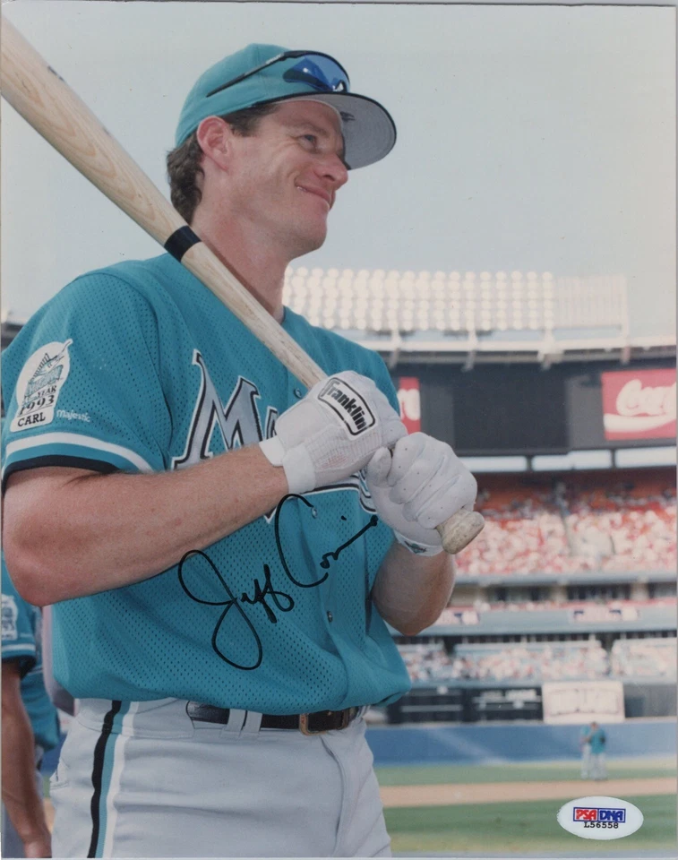 VENTA FOTO FIRMADA 8x10 - Jeff Conine Florida Marlins Auto - PSA Foto 1 de 1