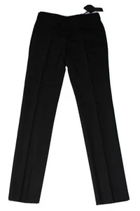 VERSACE COLLECTION Wool/Polyester/Elastine Black Dress Pants 46-48-52-56-58-60 - Picture 1 of 14