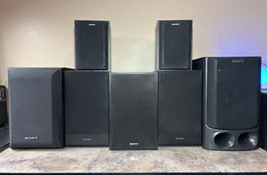 Sony SS-B1000 SS-CFX200 SS-CBX5 X2 SS-H10 SS-MSP69SL/R Surround Speaker System - Picture 1 of 22