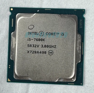 Procesador CPU de escritorio 7ª generación Intel Core i5-7600K LGA-1151 SR32V 3,8 GHz 4 núcleos Foto 1 de 4