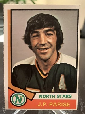 1974 O-Pee-Chee J.P. Parise HOCKEY CARD #83 North Stars - Image 1 of 2