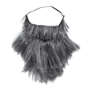 Fake Beard Props False Facial Grey for Men Child Novelty Halloween - Picture 1 of 12