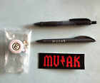 MUZAK Memorabilia / Collectibles / Promos: Sticker Pens Badge Reel
