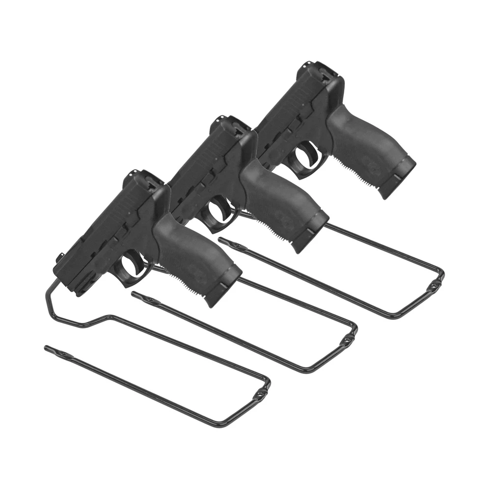 3boomstick Gun Accessories Stand Style Vinyl Coated Metal Handgun Pistol Rack