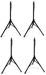 4X ALPHASONIK UNIVERSAL HEAVY DUTY TRIPOD FOR DJ PA SPEAKER EQUIPMENT STANDS SET - Picture 1 of 5