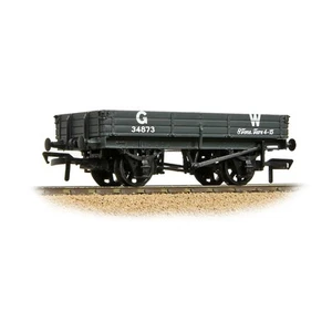 37-941A Bachmann OO Gauge 3 Plank Wagon GWR Grey - Picture 1 of 1