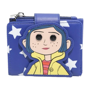 Coraline Geldbörse Sternenmuster Druckknopf Reißverschlussfach Mini Wallet Laika (NEU) - Bild 1 von 3