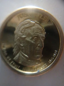 Moneda de 1 dólar 2009-S John Tyler 10th Pres Presidential de prueba de Estados Unidos Mint - Imagen 1 de 17
