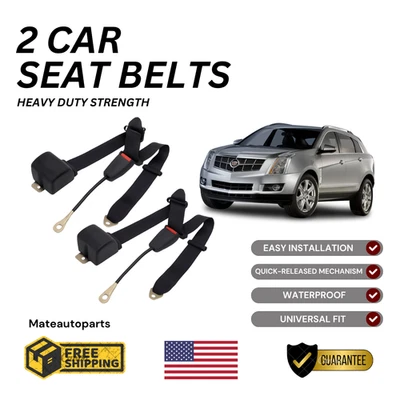 Cintos de segurança ajustáveis para carro Cadillac Srx ajuste universal 2 peças - Imagem 1 de 4