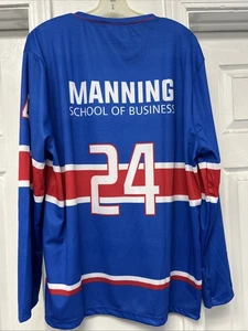 UMass Lowell River Hawks NCAA blau Hockey Trikot Herren LARGE sehr guter Zustand - Bild 1 von 5