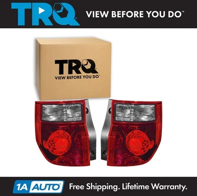 Conjunto de lanternas traseiras TRQ compatível com Honda Element HO2818136 HO2819136 2007-2008 - Imagem 1 de 4