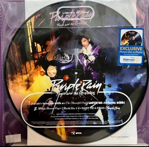 Prince and the Revolution - Purple Rain Picture Disc w/Poster NEW Sealed LP  - Picture 1 of 5