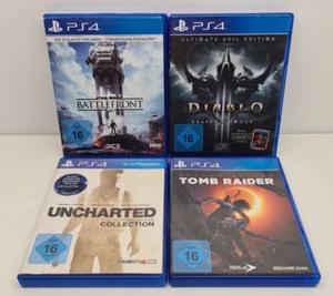 🐦🔥 PS4-Spielesammlung Uncharted Collection tomb Raider Diablo 3 Star Wars - Bild 1 von 9