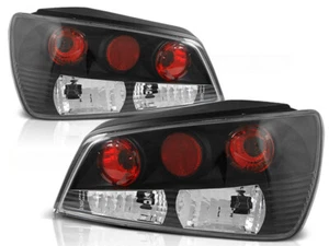 PEUGEOT 306 HATCHBACK 3/5 1997 1998 1999 2000 2001 LTPE04 TAIL REAR LIGHTS BLACK - Picture 1 of 1