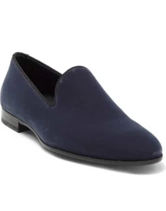 Magnanni Men's Diddy Grey Formal Velvet Venetian Loafers Wedding Size 9.5 US - Picture 1 of 5