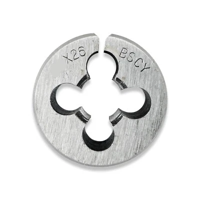 BSCY CYCLE 26TPI DIES BRITISH STANDARD CYCLE VARIOUS SIZES ROUND SPLIT DIE - Image 1 of 2
