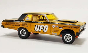 1:18 1965 Plymouth AWB Gasser -- "UFO" Gold/Black -- ACME - Picture 1 of 5