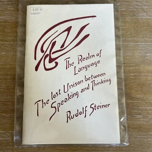 Rudolf Steiner 2 Lecture 1915 Dornach Realm of Language, Lost Unison Speak Think - Picture 1 of 7