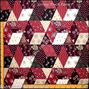 BLUE HILL "OLD GLORY" PATRIOTIC AMERICANA PATCHWORK FABRIC #7623-2 BY THE YD - Picture 1 of 2