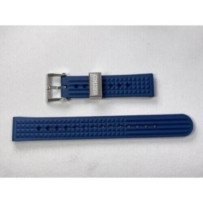 Banda SEIKO SBDX039/8L35-01C0 R02B034J9 Prospex 19 mm banda de silicona azul genuina  Foto 1 de 4