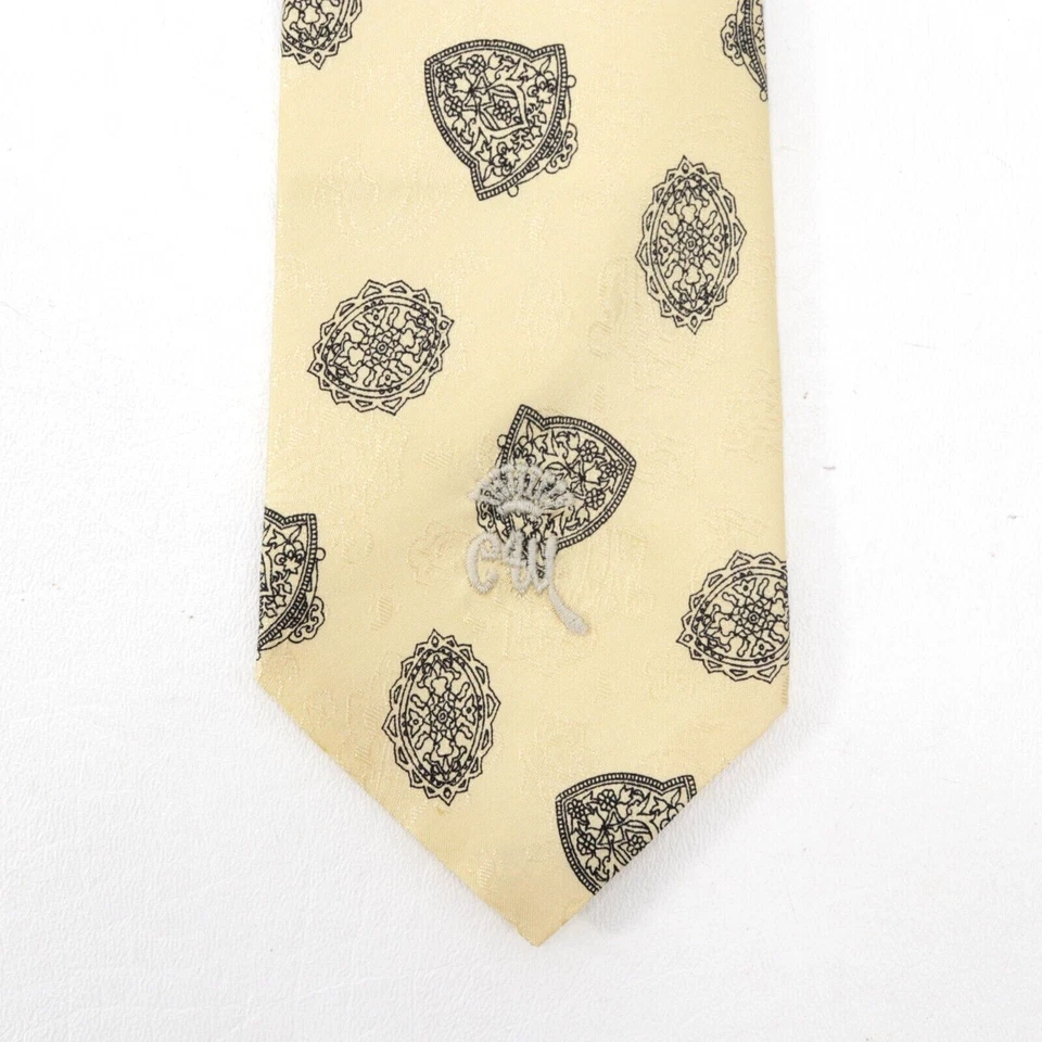 Corbata Condesa Mara Para Hombres 55 en Seda Marfil Enrejado Encaje Medallón Dillards Anchos Foto 1 de 4