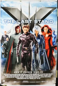 X-MEN 3 THE LAST STAND MOVIE POSTER 2006 dvd release 26.75"X39.75" NOS (b970) - Picture 1 of 3